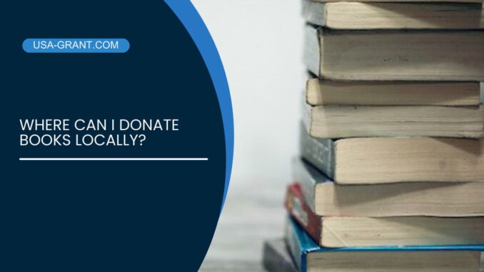 Where Can I Donate Books Locally